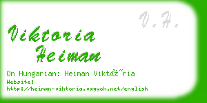 viktoria heiman business card